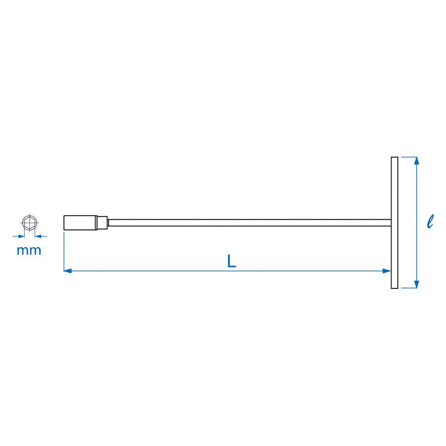 KING TONY Profi-Werkzeuge - T-Griff Zündkerzen-Gelenksteckschlüssel, 21 mm - 300 mm 15632112