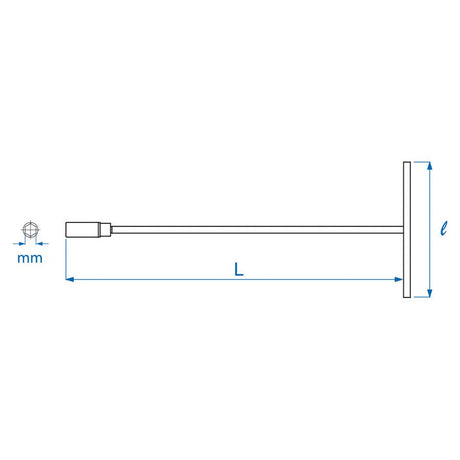 KING TONY Profi-Werkzeuge - T-Griff Zündkerzen-Gelenksteckschlüssel, 21 mm - 300 mm 15632112