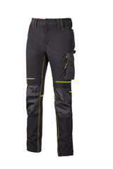 U.POWER Bundhose Atom Gr. XXL schwarz/carbon – 4-Wege-Stretch, wasserabweisend, mit Kniepolstertaschen