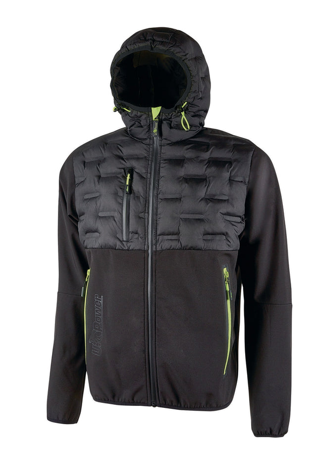 U.POWER Hybrid-Softshelljacke Spock Gr. 2XL – wasserabweisend, winddicht & atmungsaktiv