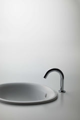 TOTO Einbauwaschtisch weiß 530 mm rund mit Überlauf und CeFiONtect