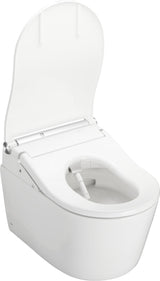 TOTO WASHLET RW Dusch-WC mit Fernbedienung und EWATER+ Reinigungssystem in Weiß/Silber