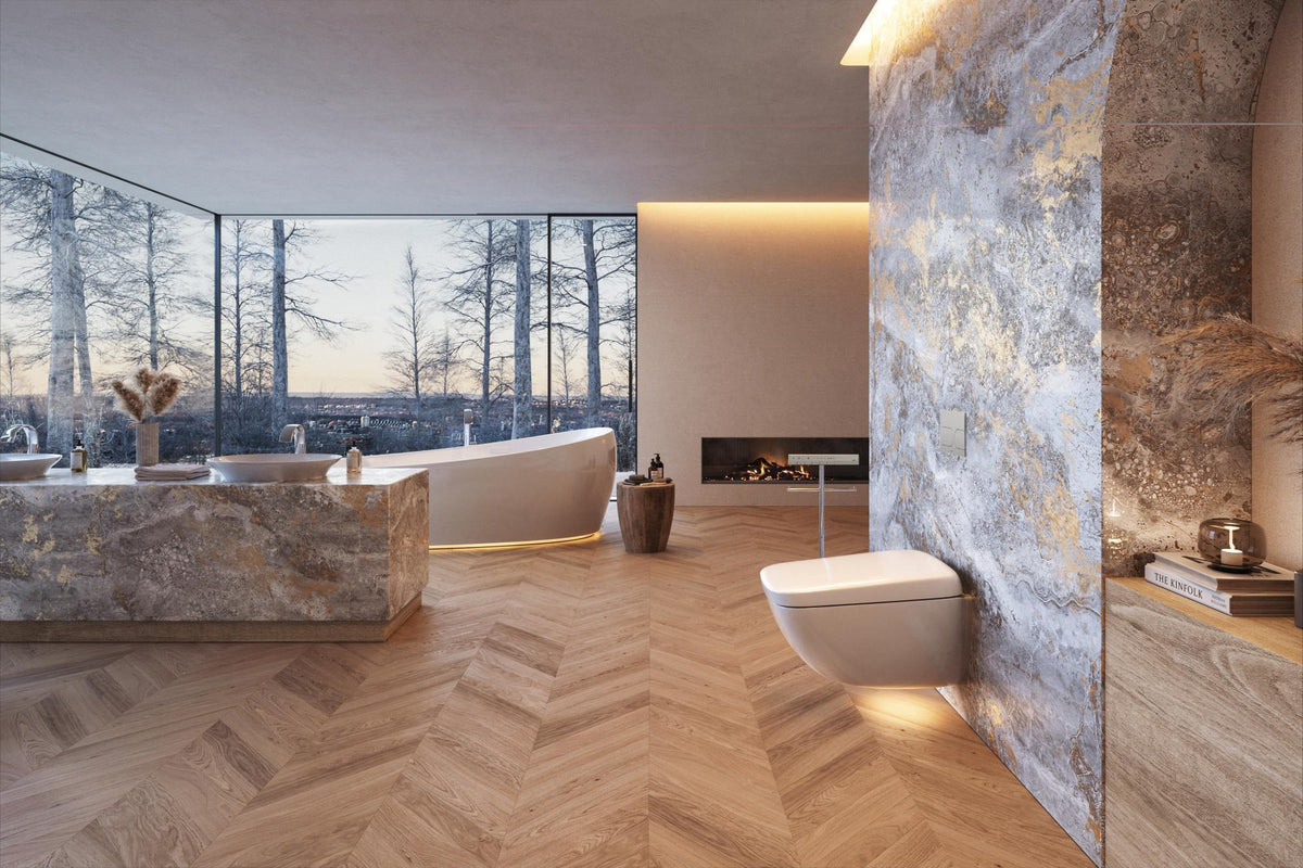 TOTO NEOREST WX1 Wand-WC tief, randlos, mit TornadoFlush, weiß – für WASHLET TCF95180GEU