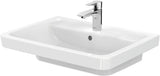 TOTO CF Waschtisch weiß 650 mm mit Hahnloch und Überlauf – CeFiONtect Keramik