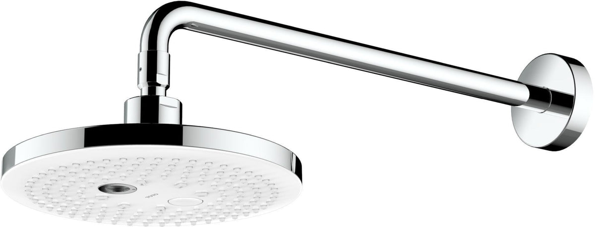 TOTO DaySpa Kopfbrause mit 2 Strahlarten, rund, Wandbefestigung, weiß/chrom