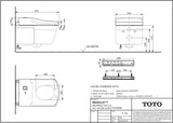 TOTO NEOREST EW Washlet Dusch-WC 2.0 inkl. Fernbedienung weiß – Warmwasserdusche & Trockner