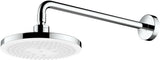 TOTO Kopfbrause rund Comfort Wave weiß/chrom – 220 mm, 2 Strahlarten, Antikalk