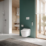 TOTO WASHLET RW Dusch-WC mit Fernbedienung und EWATER+ Reinigungssystem in Weiß/Silber