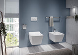 TOTO SP Wand-Bidet mit Hahnloch und Überlauf – eckige Keramik mit CeFiONtect