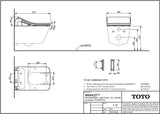 TOTO WASHLET SX EWATER+ auto flush Dusch-WC mit Entkalkungsfunktion und Fernbedienung
