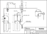 TOTO Automatischer Seifenspender chrom mit Netzteil – 1500 ml, berührungslos