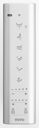 TOTO WASHLET RW Dusch-WC mit Fernbedienung und EWATER+ Reinigungssystem in Weiß/Silber