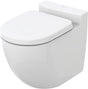 TOTO NC Stand-WC randlos weiß Back-to-Wall mit Tornado Flush Tiefspüler