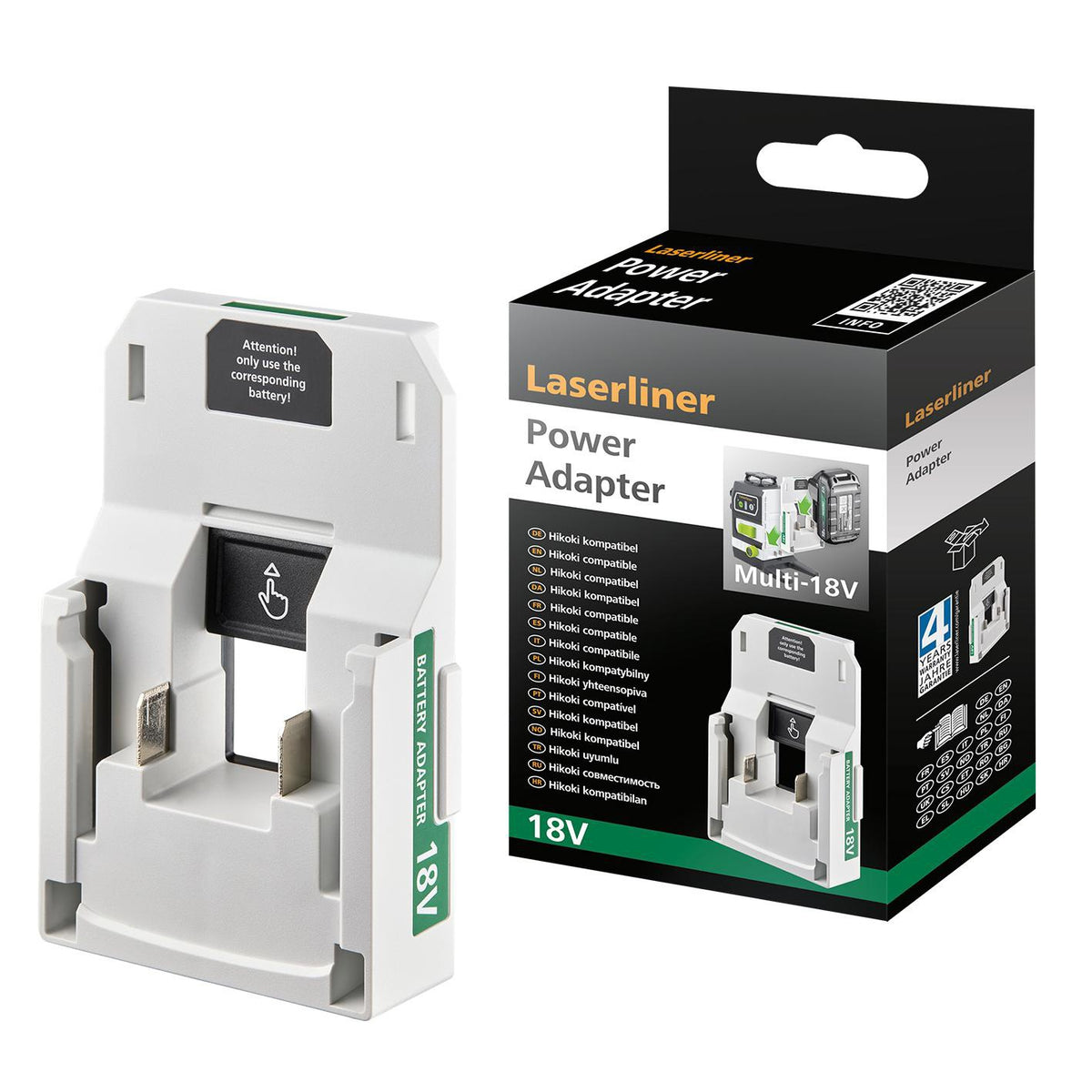 Akku-Adapter PowerAdapter Bosch Prof. von LASERLINER – 18V Kompatibilität