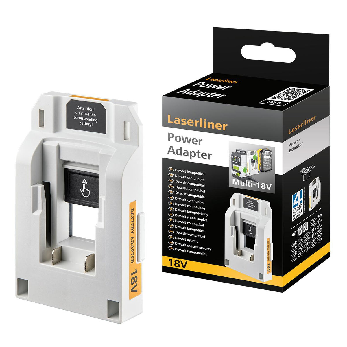 Akku-Adapter PowerAdapter Bosch Prof. von LASERLINER – 18V Kompatibilität