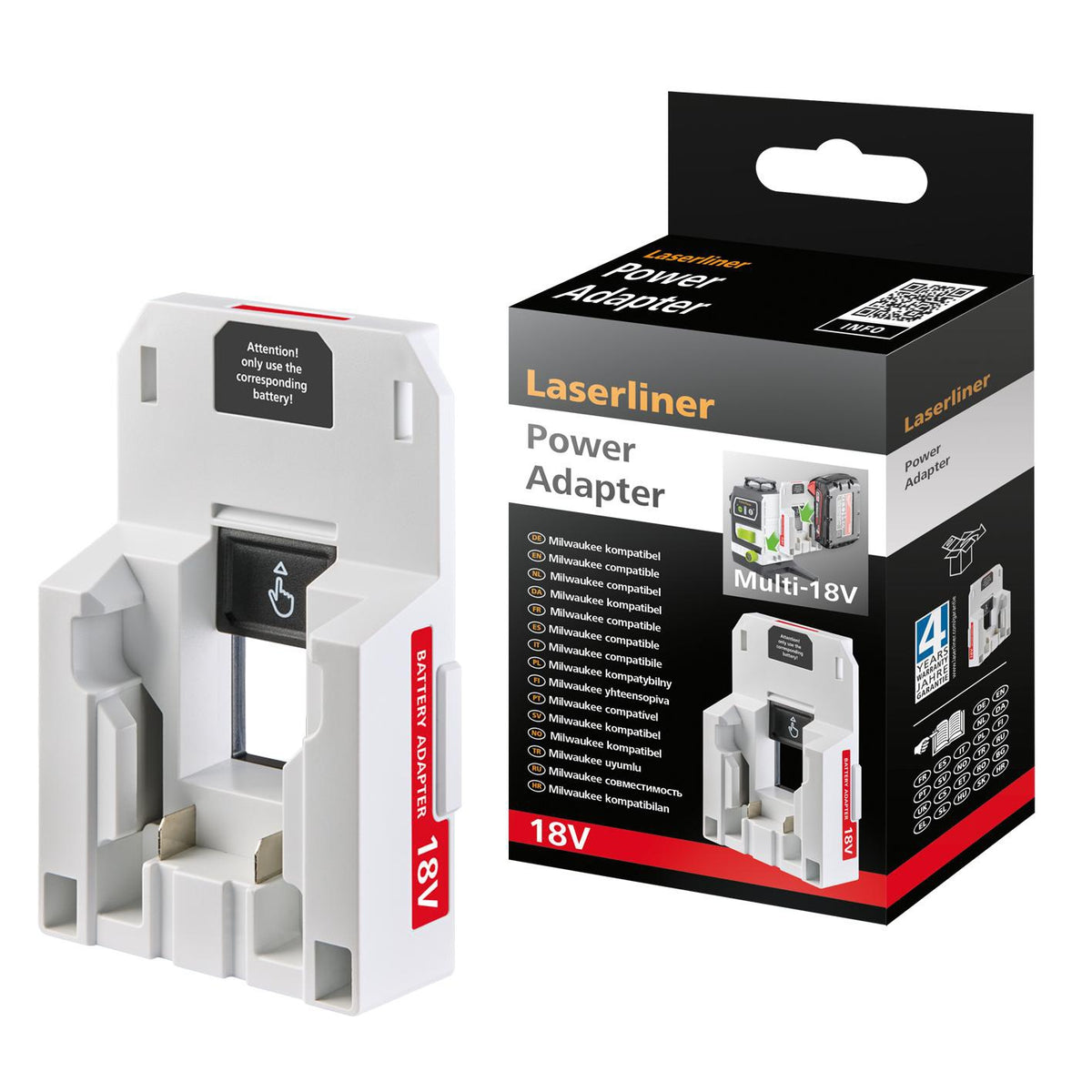 Akku-Adapter PowerAdapter Bosch Prof. von LASERLINER – 18V Kompatibilität