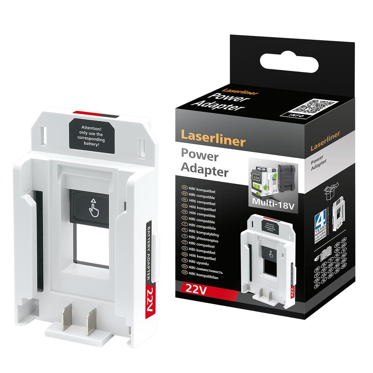 Akku-Adapter PowerAdapter Bosch Prof. von LASERLINER – 18V Kompatibilität
