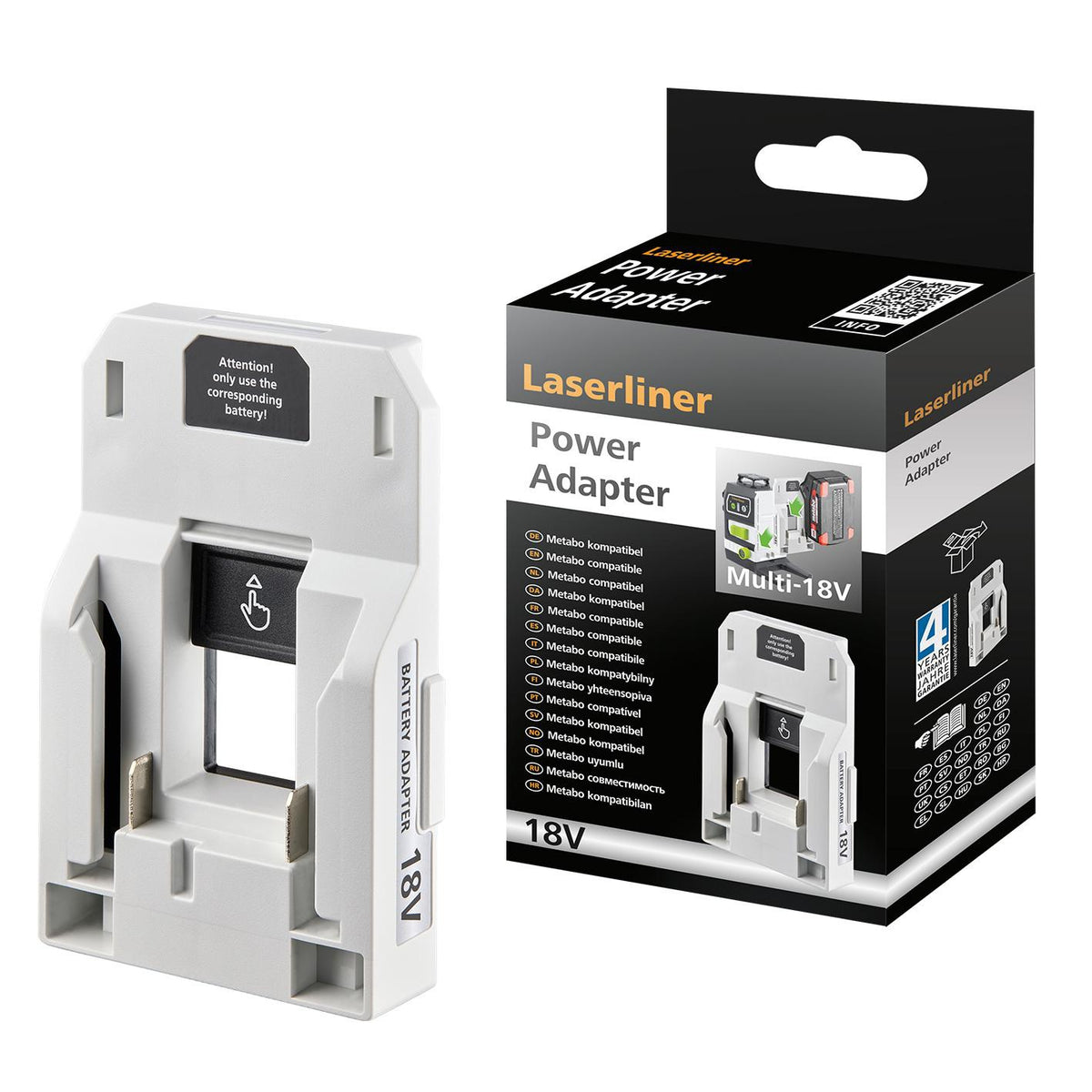 Akku-Adapter PowerAdapter Bosch Prof. von LASERLINER – 18V Kompatibilität