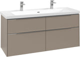 Villeroy & Boch Waschtischunterschrank Subway 3.0 C 602L0, 1272 mm, Brilliant White, mit LED-Beleuchtung