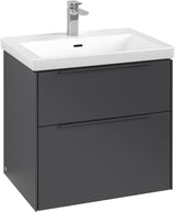 Villeroy & Boch Waschtischunterschrank Subway 3.0 C 576L0 Brilliant White mit LED-Beleuchtung
