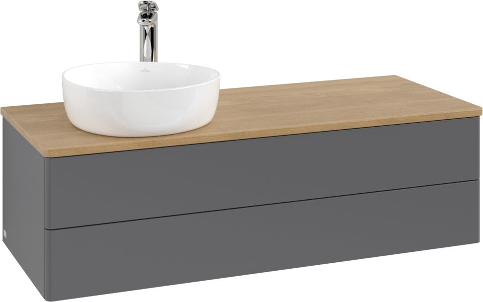 Villeroy & Boch Waschbeckenunterschrank Antao K22051 1200 mm Anthrazit Matt Lack