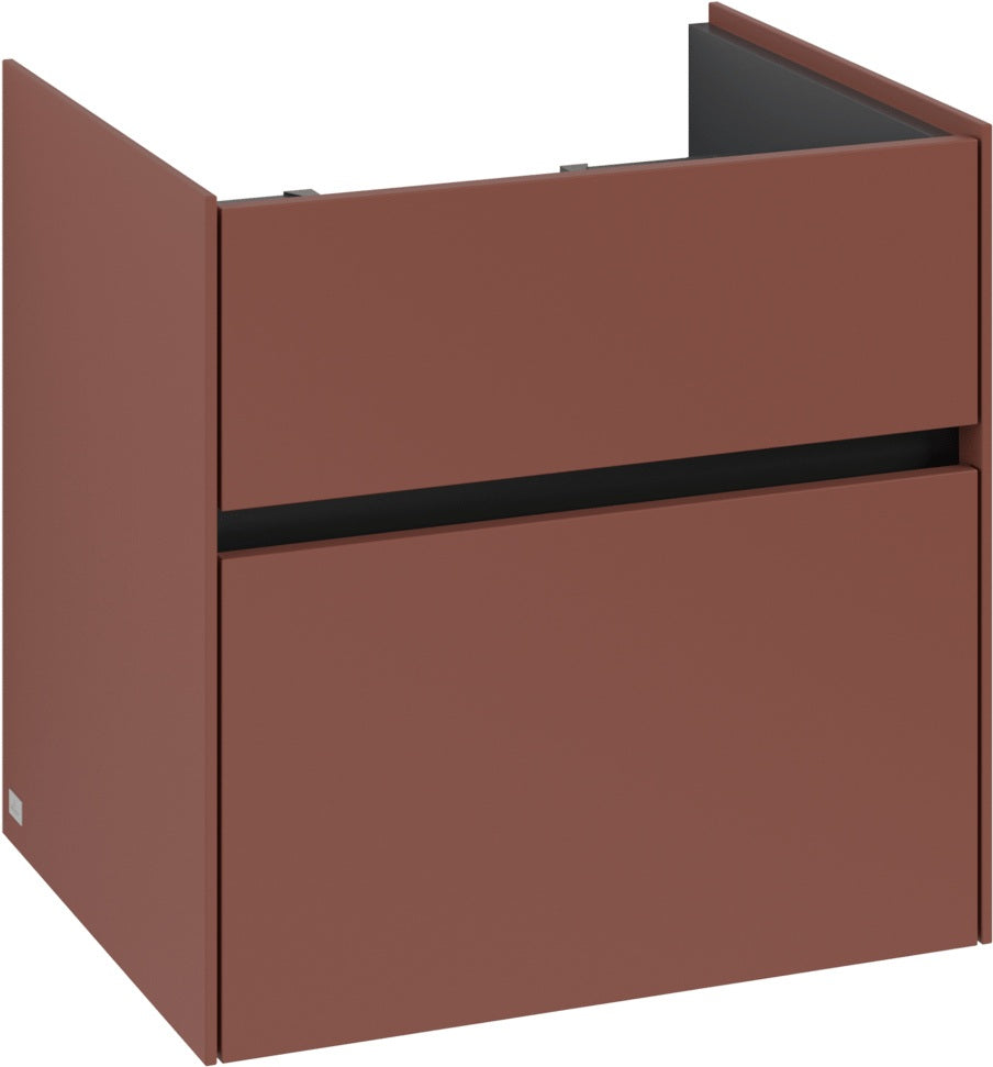 Villeroy & Boch Waschbeckenunterschrank Collaro C008 B0 Kansas Oak mit LED-Beleuchtung und SoftClosing