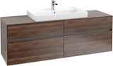 Villeroy & Boch Waschtischunterschrank Collaro C028 Arizona Oak 1600 mm mit 4 Auszügen