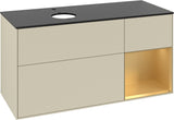Villeroy & Boch Finion Waschbeckenunterschrank 1200 mm Glossy White Lacquer mit LED-Beleuchtung