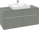 Villeroy & Boch Waschtischunterschrank Collaro C081 1200 mm White Oak mit 4 Auszügen und SoftClosing