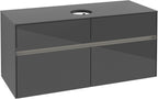 grau / Mitteldichte Faserplatte (MDF) / anthrazit matt