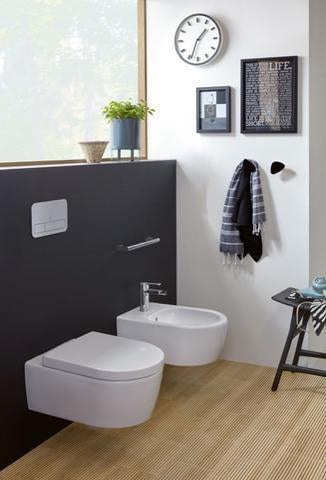 Villeroy & Boch ViConnect Betätigungsplatte 922490 eckig verchromt 253 x 145 mm