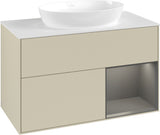 Villeroy & Boch Finion Waschtischunterschrank FA21GFGF 1000 mm Glossy White Lacquer