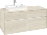 Villeroy & Boch Waschtischunterschrank Collaro C071 B0 1200 mm White Oak mit Beleuchtung