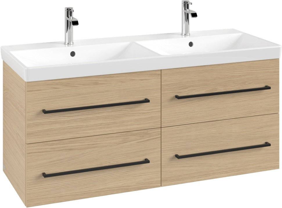 Villeroy & Boch Waschtischunterschrank Avento A8931 1180 mm Kansas Oak mit 4 Auszügen