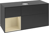 Villeroy & Boch Finion Waschtischunterschrank 1200 mm Glossy White Lacquer mit Beleuchtung