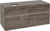 Villeroy & Boch Waschtischunterschrank Collaro C042 B0 1200 mm Stone Oak mit Beleuchtung