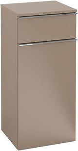 Villeroy & Boch VENTICELLO Seitenschrank Eiche matt 404 mm – wandhängend, Soft-Close, Anschlag rechts
