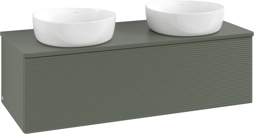 Villeroy & Boch Waschtischunterschrank Antao 1200 mm Anthracite Matt – 1 Auszug, Push-to-open