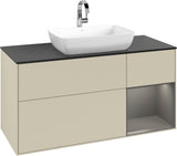 Villeroy & Boch Finion Waschbeckenunterschrank 1200 mm Glossy White Lacquer mit Beleuchtung