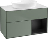 Villeroy & Boch Finion Waschtischunterschrank FA21GFGF 1000 mm Glossy White Lacquer