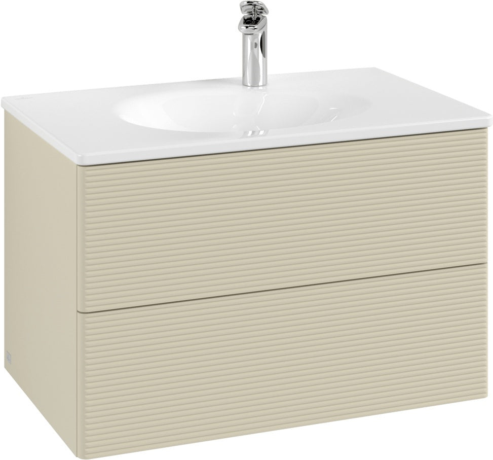 Villeroy & Boch Waschtischunterschrank Antao 788 mm Glossy White Lacquer mit Push-to-Open