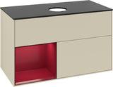 Villeroy & Boch Waschtischunterschrank Finion FA12G 1000 mm Glossy White Lacquer mit Beleuchtung