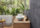 Villeroy & Boch Finion Freistehende Badewanne 1700x700mm Quaryl Stone White mit Beleuchtung