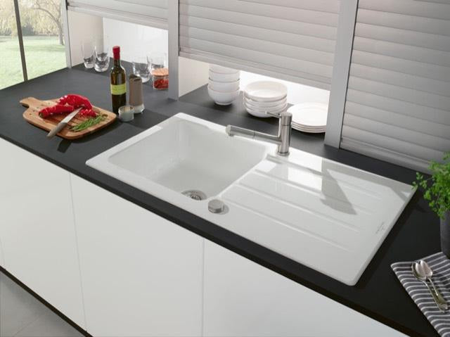 Villeroy & Boch Architectura 60 Einbauspüle 1000x510mm Ebony CeramicPlus reversibel