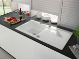 Villeroy & Boch Architectura 60 Einbauspüle 1000x510mm Ebony CeramicPlus reversibel