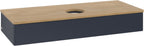 blau / blau / Nussbaum