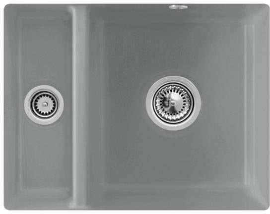 Villeroy & Boch Unterbauspüle Subway 60 XU 545x440mm Keramik Ebony CeramicPlus