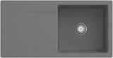 Villeroy & Boch Einbauspüle Siluet 60 TitanCeram Ebony CeramicPlus 1000x510mm reversibel