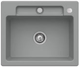 Villeroy & Boch Einbauspüle Siluet 60 S TitanCeram Ebony CeramicPlus 600x510mm
