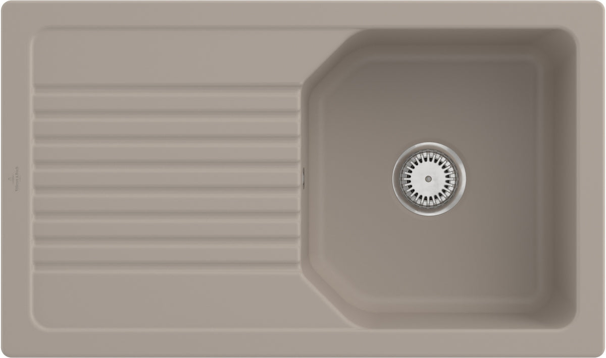 Villeroy & Boch Einbauspüle Linara 338501 860x510mm Rechteck Almond CeramicPlus